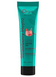 Съедобный интимный гель Orgie Lube Tube Cocktail Strawberry Mojito - 100 мл. - ORGIE - купить с доставкой в Челябинске