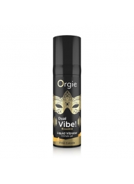 Съедобный гель Dual Vibe Pina Colada с эффектом вибрации и вкусом коктейля пина колада - 15 мл. - ORGIE - купить с доставкой в Челябинске