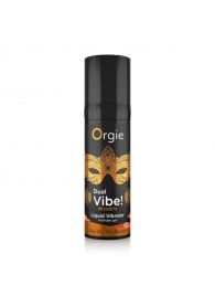 Съедобный гель Dual Vibe Sex On The Beach с эффектом вибрации и вкусом коктейля «секс на пляже» - 15 мл. - ORGIE - купить с доставкой в Челябинске