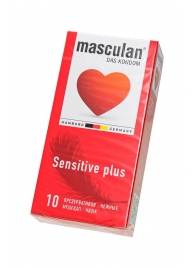 Презервативы Masculan Sensitive plus - 10 шт. - Masculan - купить с доставкой в Челябинске