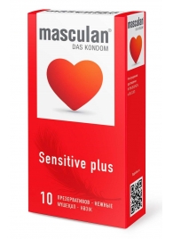 Презервативы Masculan Sensitive plus - 10 шт. - Masculan - купить с доставкой в Челябинске