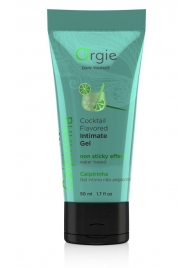 Съедобный интимный гель Orgie Lube Tube Cocktail Caipirinha - 50 мл. - ORGIE - купить с доставкой в Челябинске