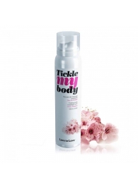 Массажная хрустящая пенка Tickle My Body Cherry Blossom с ароматом вишневого цвета - 150 мл. - Love to Love - купить с доставкой в Челябинске