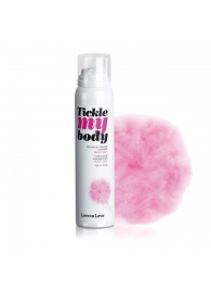 Массажная хрустящая пенка Tickle My Body Cotton Candy с ароматом сладкой ваты - 150 мл. - Love to Love - купить с доставкой в Челябинске