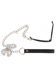 Зажим для половых губ с поводком Pussy Clamp With A Leash - Orion - купить с доставкой в Челябинске