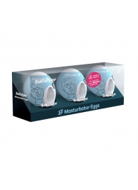 Набор из 3 мастурбаторов-яиц Satisfyer Savage - Satisfyer - в Челябинске купить с доставкой