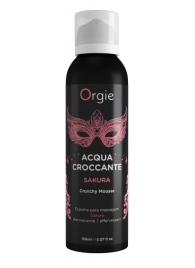 Хрустящая пенка для массажа Orgie Acqua Croccante Sakura с ароматом сакуры - 150 мл. - ORGIE - купить с доставкой в Челябинске