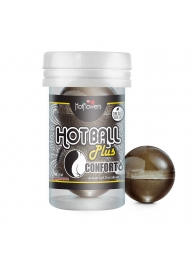 Анальный лубрикант на масляной основе Hot Ball Plus Conforto (2 шарика по 3 гр.) - HotFlowers - купить с доставкой в Челябинске