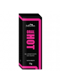 Гель для оральных ласк Oral Hot с согревающим эффектом - 15 гр. - HotFlowers - купить с доставкой в Челябинске