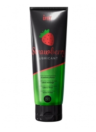Смазка на водной основе с ароматом клубники Strawberry Lubricant - 100 мл. - INTT - купить с доставкой в Челябинске