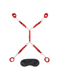 Красная фиксация на матрас Classic Bedspreader - Lux Fetish - купить с доставкой в Челябинске