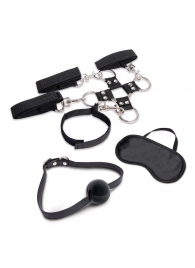 Набор для фиксации из 7 предметов Hogtie   Ball Gag Kit - Lux Fetish - купить с доставкой в Челябинске