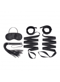 Эротический набор 4PC Bondage Bed Strap   Flogger Kit - Lux Fetish - купить с доставкой в Челябинске