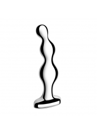 Стальной анальный фаллоимитатор для простаты Stainless Steel Anal Beads - 13 см. - b-Vibe - в Челябинске купить с доставкой