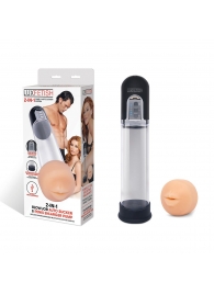 Автоматическая вакуумная помпа-мастурбатор Blowjob Auto Sucker Penis Enlarger Pump - Lux Fetish - в Челябинске купить с доставкой