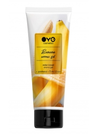 Лубрикант на водной основе OYO Aroma Gel Banana с ароматом банана - 75 мл. - OYO - купить с доставкой в Челябинске