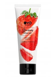 Лубрикант на водной основе OYO Aroma Gel Strawberry с ароматом клубники - 75 мл. - OYO - купить с доставкой в Челябинске