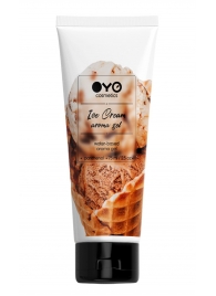 Лубрикант на водной основе OYO Aroma Gel Ice Cream с ароматом пломбира - 75 мл. - OYO - купить с доставкой в Челябинске