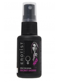 Возбуждающий спрей для женщин Erotist Secret Desire - 30 мл. - Erotist Libido Booster - купить с доставкой в Челябинске