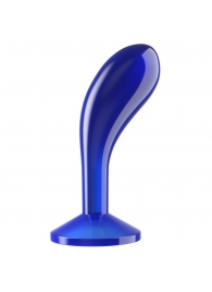 Синяя анальная втулка Flawless Clear Prostate Plug 6.0 - 15 см. - Lovetoy - в Челябинске купить с доставкой