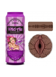 Коричневый мастурбатор-вагина Pleasure Brew Masturbator-Wild Ale в банке - Lovetoy - в Челябинске купить с доставкой