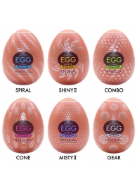 Набор из 6 мастурбаторов-яиц Tenga Egg Variety Pack V - Tenga - в Челябинске купить с доставкой