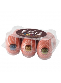Набор из 6 мастурбаторов-яиц Tenga Egg Variety Pack V - Tenga - в Челябинске купить с доставкой