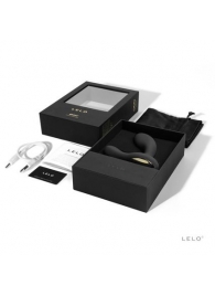 Чёрный перезаряжаемый стимулятор простаты Bruno Black - Lelo - в Челябинске купить с доставкой