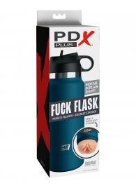 Мастурбатор-вагина в синей колбе F*ck Flask - Pipedream - в Челябинске купить с доставкой