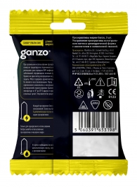 Ультратонкие презервативы Ganzo Ultra thin в мягкой упаковке - 3 шт. - Ganzo - купить с доставкой в Челябинске