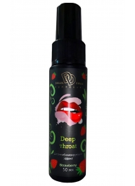 Спрей для горла Deep Throat с десенсибилизирующим эффектом и вкусом клубники - 50 мл. - БиоМед - купить с доставкой в Челябинске