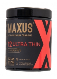 Ультратонкие презервативы MAXUS Ultra Thin - 12 шт. - Maxus - купить с доставкой в Челябинске
