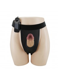 Полый вибрострапон на регулируемых трусиках Draven - 17,5 см. - Baile - купить с доставкой в Челябинске