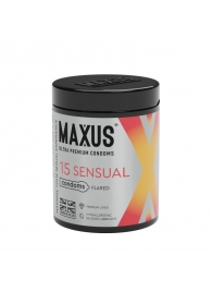Анатомические презервативы MAXUS Sensual - 15 шт. - Maxus - купить с доставкой в Челябинске