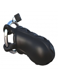 Черный замок верности Extreme Silicone Cock Blocker - Pipedream - купить с доставкой в Челябинске