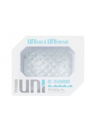 Прозрачный мастурбатор-стимулятор Tenga Uni Diamond - Tenga - в Челябинске купить с доставкой