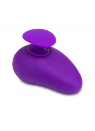 Фиолетовый клиторальный вибромассажер Palm Sense - Blush Novelties