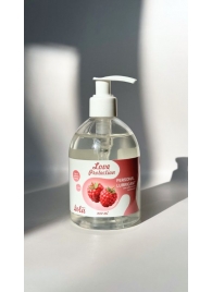 Лубрикант на водной основе Love Protection Raspberry с ароматом малины - 300 мл. - Lola Games - купить с доставкой в Челябинске