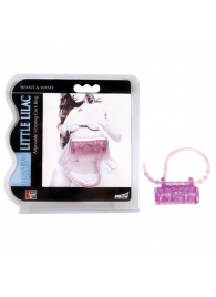 Эрекционное кольцо с вибратором LITTLE LILAC - Dream Toys - в Челябинске купить с доставкой