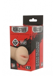 Нежный мастурбатор-ротик REALSTUFF 5INCH MASTURBATOR BJ - Dream Toys - в Челябинске купить с доставкой