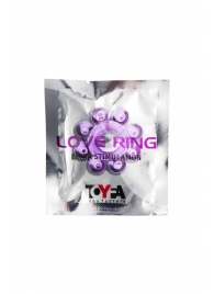 Мягкая фиолетовая гелевая насадка - Toyfa Basic - в Челябинске купить с доставкой