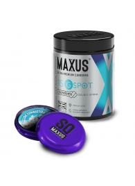 Гладкие презервативы Maxus G spot с двойной спиралью - 15 шт. - Maxus - купить с доставкой в Челябинске