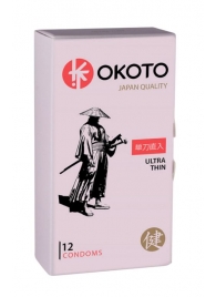 Тонкие презервативы OKOTO Ultra Thin - 12 шт. - Sitabella - купить с доставкой в Челябинске