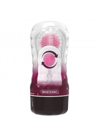 Прозрачный текстурированный мастурбатор Vacuum Cup Masturbator Black Hole - Baile - в Челябинске купить с доставкой