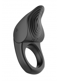 Черное эрекционное виброкольцо Vibro Lust Ring - MALESATION - в Челябинске купить с доставкой