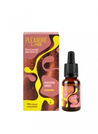 Капли с согревающим эффектом Passion Drips Warming - 15 мл. - Pleasure Lab - купить с доставкой в Челябинске