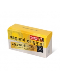 Презервативы увеличенного размера Sagami Original 0.02 XL-size - 12 шт. - Sagami - купить с доставкой в Челябинске