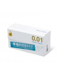 Увлажнённые презервативы Sagami Original 0.01 Extra Lub - 12 шт. - Sagami - купить с доставкой в Челябинске