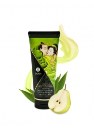 Массажный крем для тела с ароматом груши и зелёного чая Pear   Exotic Green Tea - 200 мл. - Shunga - купить с доставкой в Челябинске