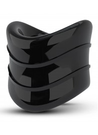 Черное эрекционное кольцо на мошонку Beef Ball Stretcher Snug X Long - Blush Novelties - в Челябинске купить с доставкой